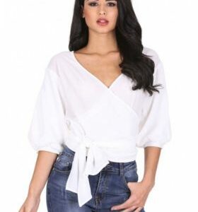 AX Paris Women's Wrap Crop Top