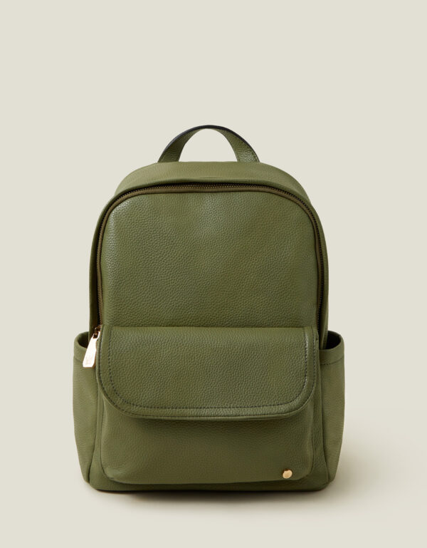 Accessorize Women's Front Flap Backpack Green, Size: 25x35cm