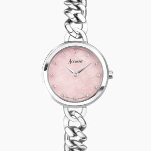 Accurist Jewellery watch in pink & silver