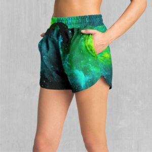 Acidic Realm Galaxy Outer Space Women's Shorts