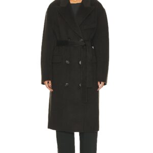 Acne Studios Belted Trench Coat in Charcoal Grey - Grey. Size 40 (also in 42).