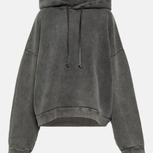 Acne Studios Cropped cotton hoodie