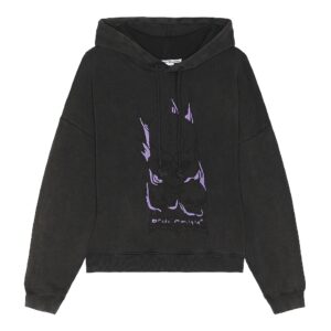 Acne Studios Faded Hoodie in Faded Black - Black. Size L (also in M, S, XL/1X).