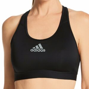 Adidas Women's Techfit Medium Support Wireless Sports Bra in Black (H18774) | Size XS | HerRoom.com