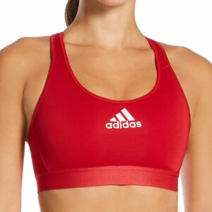 Adidas Women's Techfit Medium Support Wireless Sports Bra in Power Red (H18774) | Size XL | HerRoom.com