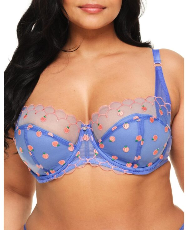 Adore Me Plus Size Bettie Contour Balconette Bra - Medium blue