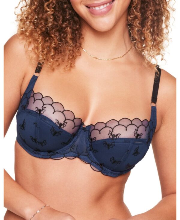 Adore Me Women's Bettie Contour Balconette Bra - Dark blue