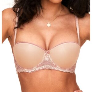 Adore Me Women's Kendil Push Up Balconette Bra - Medium beige