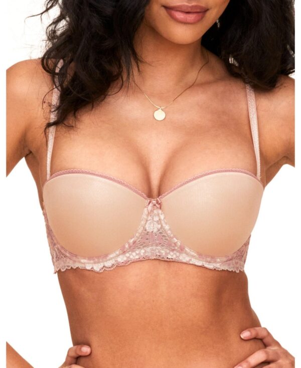 Adore Me Women's Kendil Push Up Balconette Bra - Medium beige