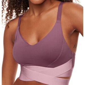 Adore Me Women's Maven Medium-Impact Sports Bra - Dark purple