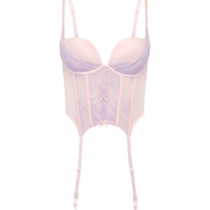 Adore Me Women's Renea Push Up Plunge Bustier - Light pink