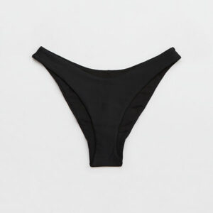 Aerie Super High Cut Cheekiest Bikini Bottom Women's True Black XXS