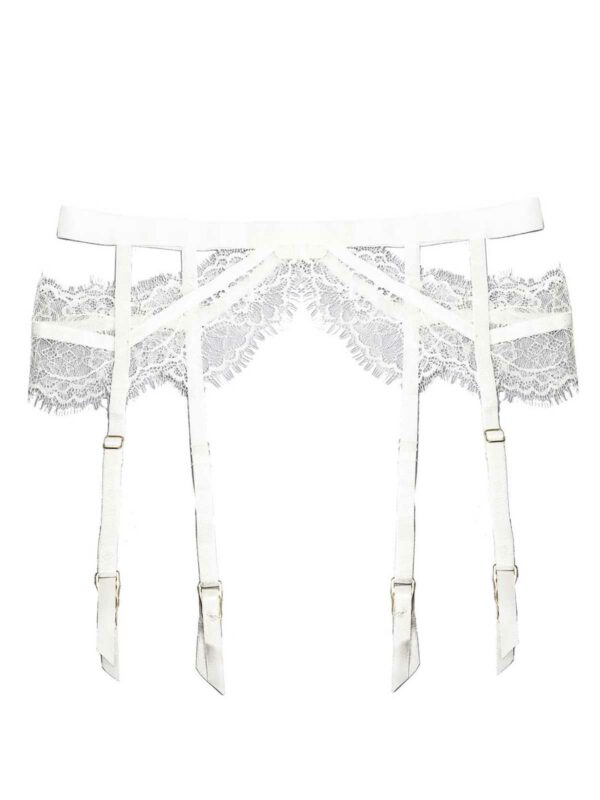 Alexa Ivory Garter Belt