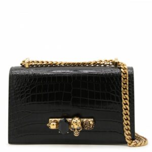 Alexander Mcqueen - Black Leather Shoulder Bag Uni