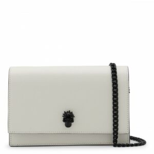 Alexander Mcqueen - White And Black Leather Shoulder Bag Uni