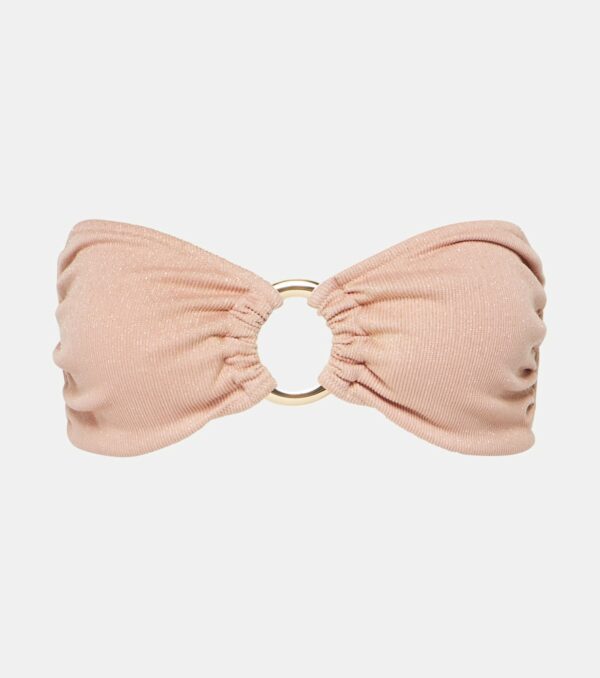 Alexandra Miro Carlotta ring-detail bandeau bikini top