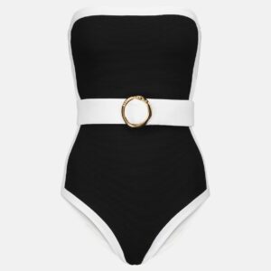 Alexandra Miro Whitney belted swimsuit