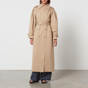 Aligne Julia Stretch-Cotton Gabardine Maxi Trench Coat - EU 42/UK 14