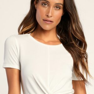 All-Access Pass White Crop Top