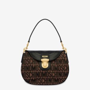 All-over Logo Nylon Handbag