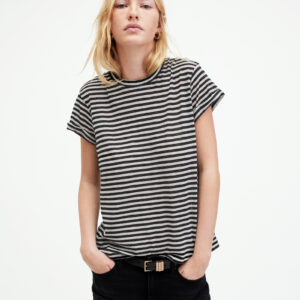 AllSaints Anna Stripe Short Sleeve T-Shirt