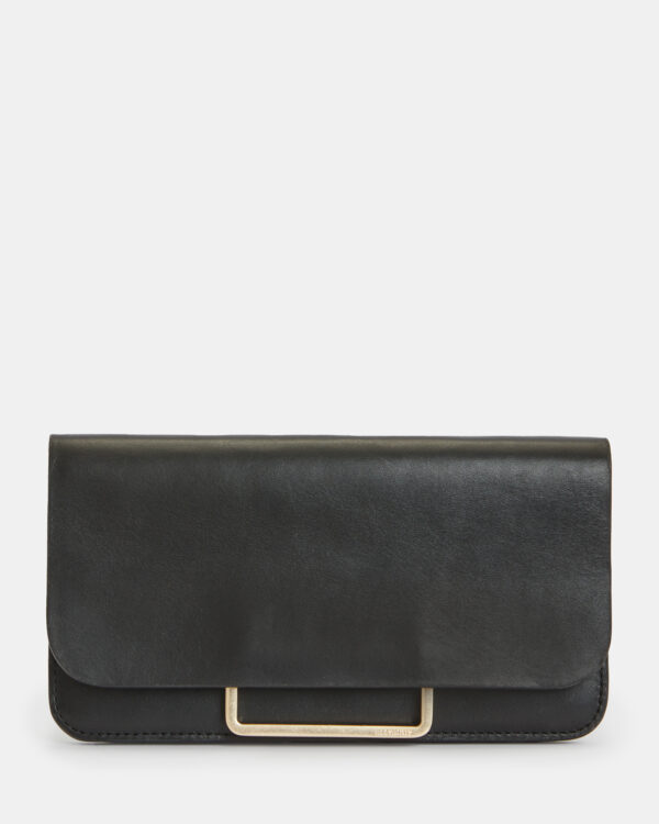 Allsaints Monique Leather Wallet Bag Belt