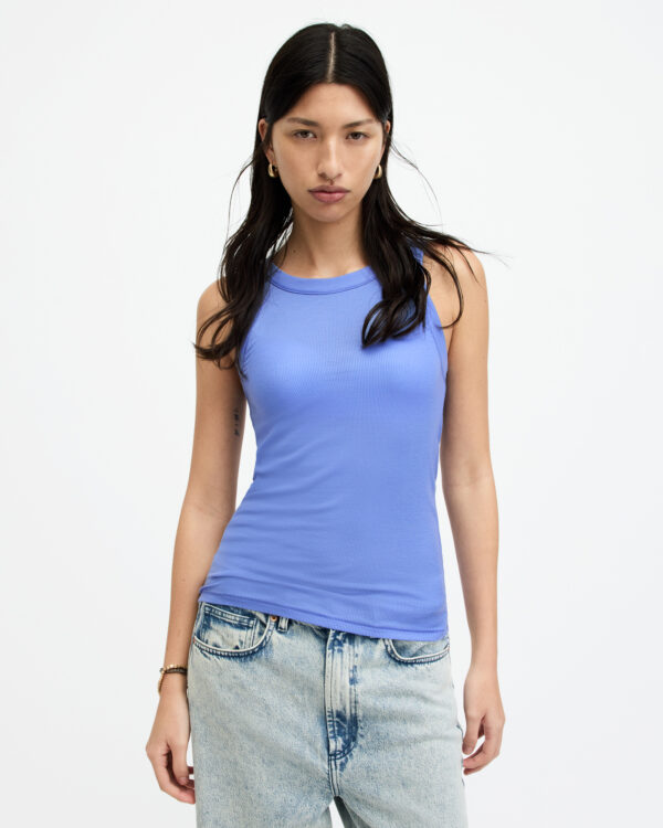 Allsaints Rina Crew Neck Sleeveless Tank Top