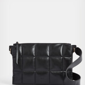 Allsaints Sheringham Leather Quilted Shoulder Bag