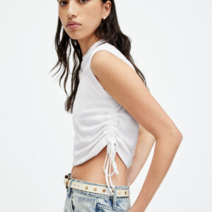 Allsaints Sonny Side Seam Drawcord Tank Top