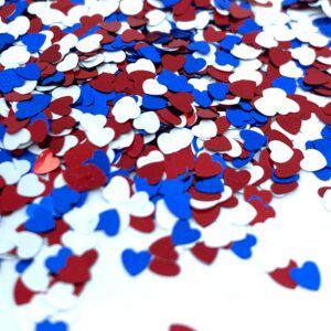 American Hearts Independence 4Th Of July Shape Glitter Solvent Resistant For Tumblers Nail Art, Slime Confetti, Diy Crafts, Body Art