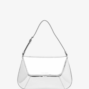 Ami silver mirror shoulder bag