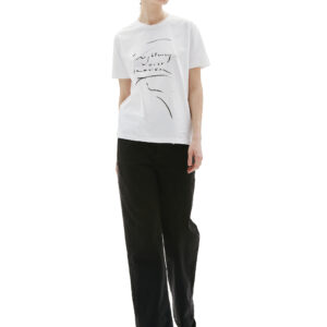 Ann Demeulemeester White printed t-shirt