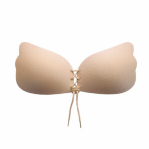 Ann Summers Lace-Up Stick On Bra, Perfect for Wearing with Backless and Strapless Tops, Size: 4, Nude