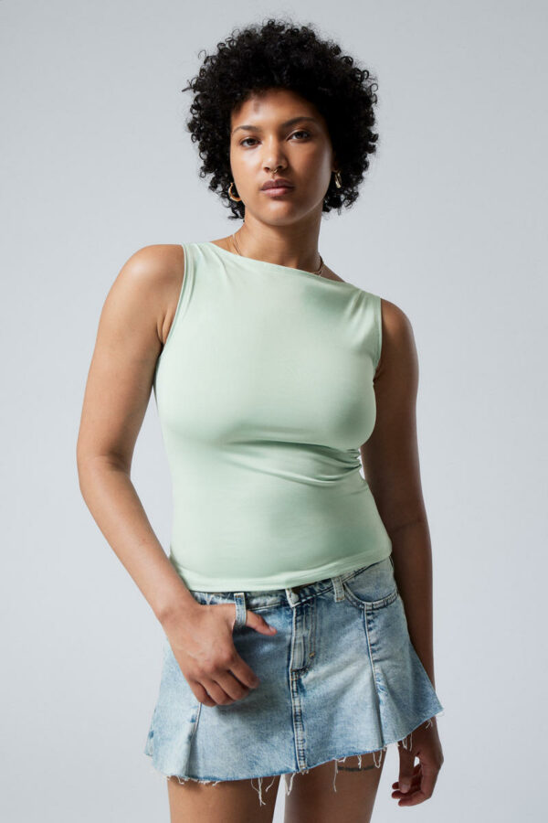 Annie Boatneck Sleeveless top