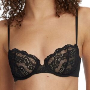 Skarlett Blue Impress Underwire Balconette Bra in Black at Nordstrom, Size 32B