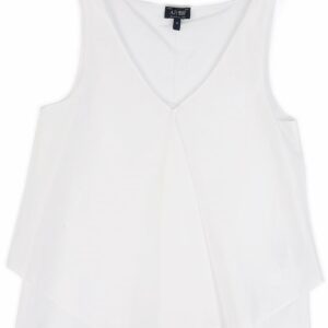 Armani Jeans Women's Sleeveless Top Size: 42, colour: WHITE