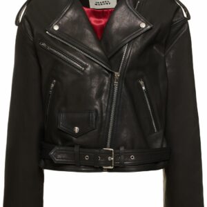 Audric Leather Biker Jacket