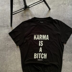 Avant Garde x Diesel Vintage Archive T-Shirt Diesel Karma Is A Bitch Size S in Black, Men's