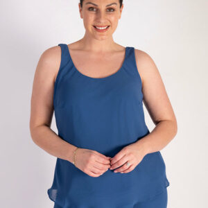 Azure Chiffon Camisole