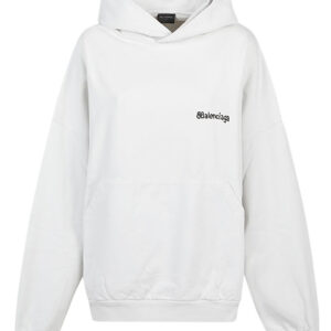 BALENCIAGA- Bb Corp Cotton Hoodie