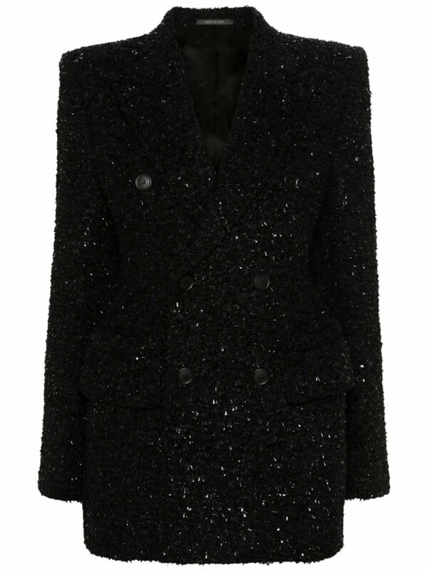 BALENCIAGA- Wool Blend Coat