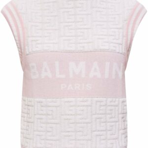 BALMAIN- Monogram Logo Tank Top