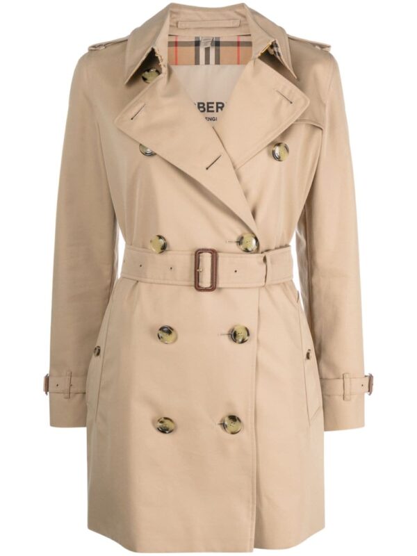 BURBERRY- Kensington Cotton Trench Coat