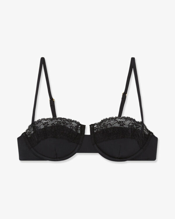 Balconette Lace Bra - Black XL