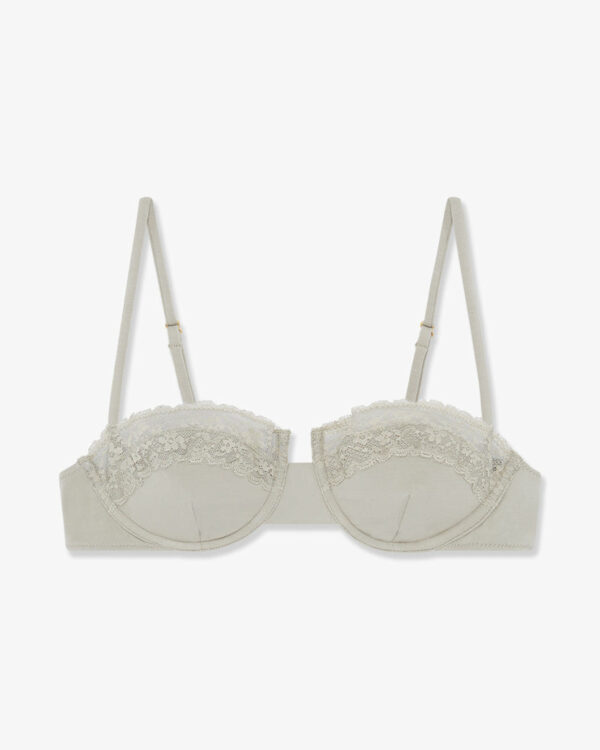 Balconette Lace Bra - Sage XL