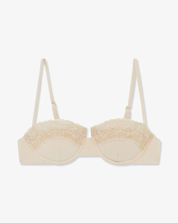 Balconette Lace Bra - Sand S