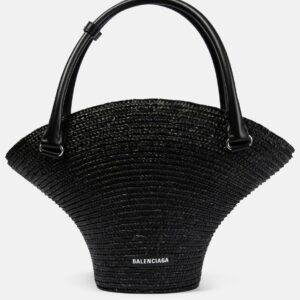 Balenciaga Beach Bag Medium raffia tote bag