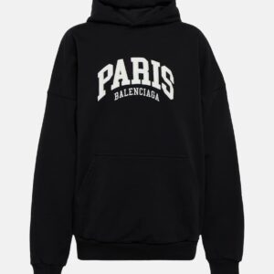 Balenciaga Cities Paris cotton hoodie