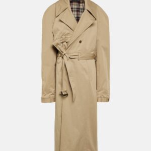 Balenciaga Cotton gabardine trench coat