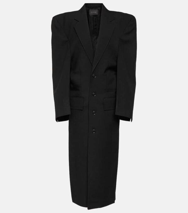 Balenciaga Cut Away oversized virgin wool coat